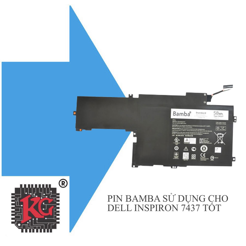 25 THAY PIN LAPTOP DELL INSPIRON 7437