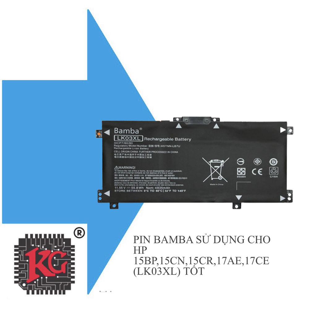 9 THAY PIN LAPTOP HP 15BP, 15CN, 15CR, 17AE, 17CE LK03XL