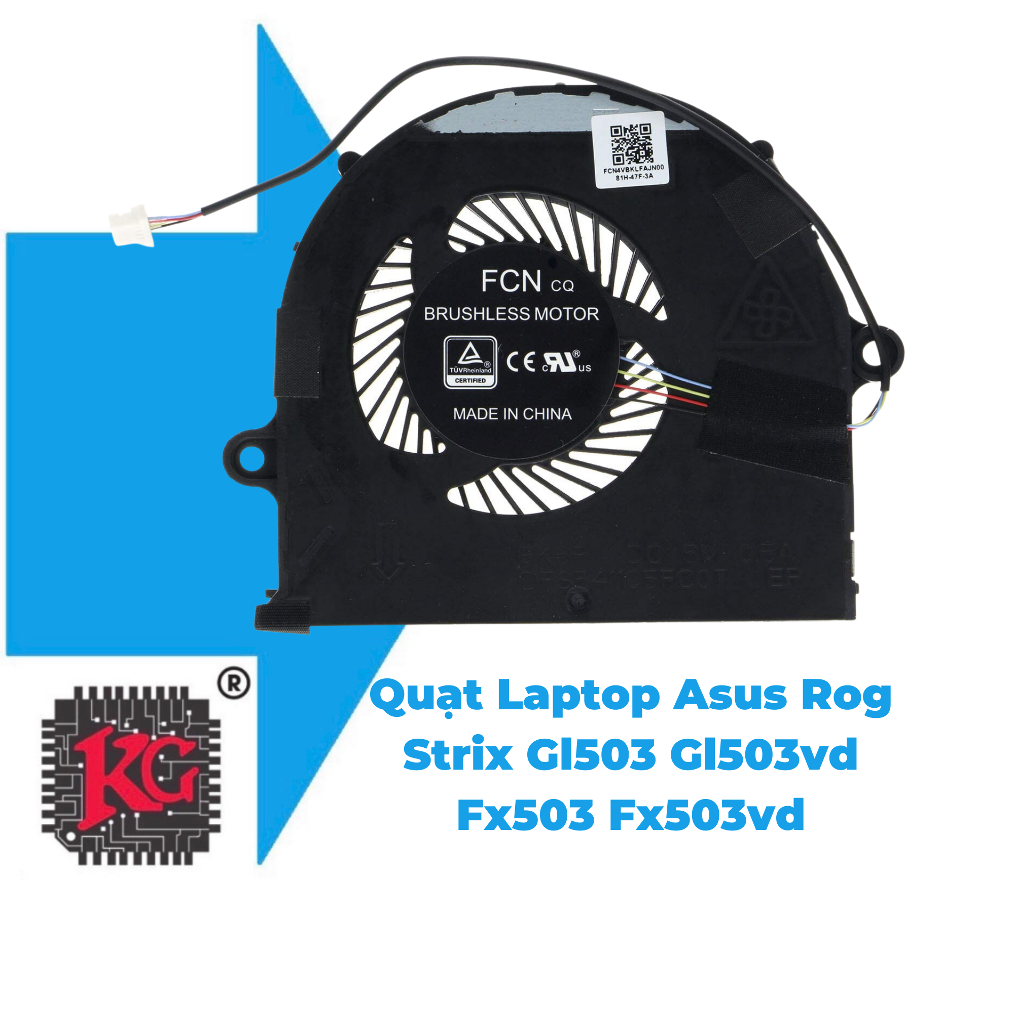 28 Thay quạt laptop Asus ROG STRIX GL503 GL503VD FX503 FX503VD