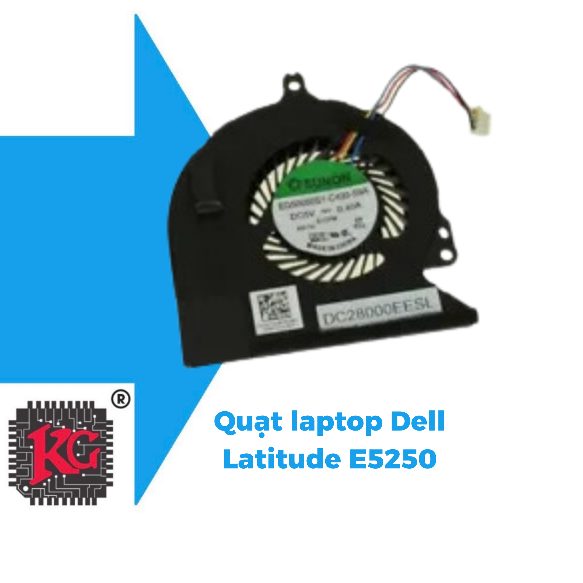 96 THAY QUẠT LAPTOP DELL LATITUDE E5250