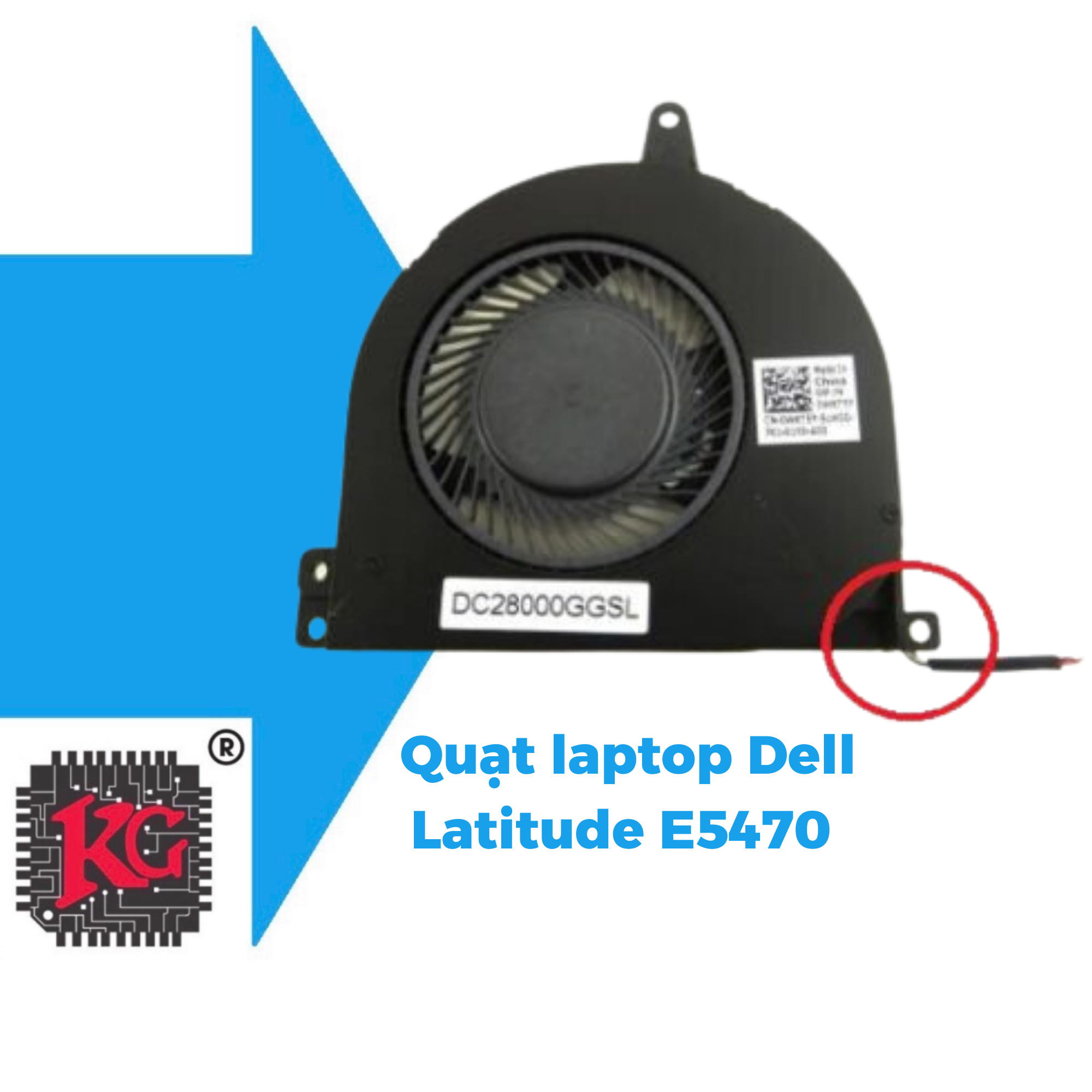 119 THAY QUẠT LAPTOP DELL LATITUDE E5470