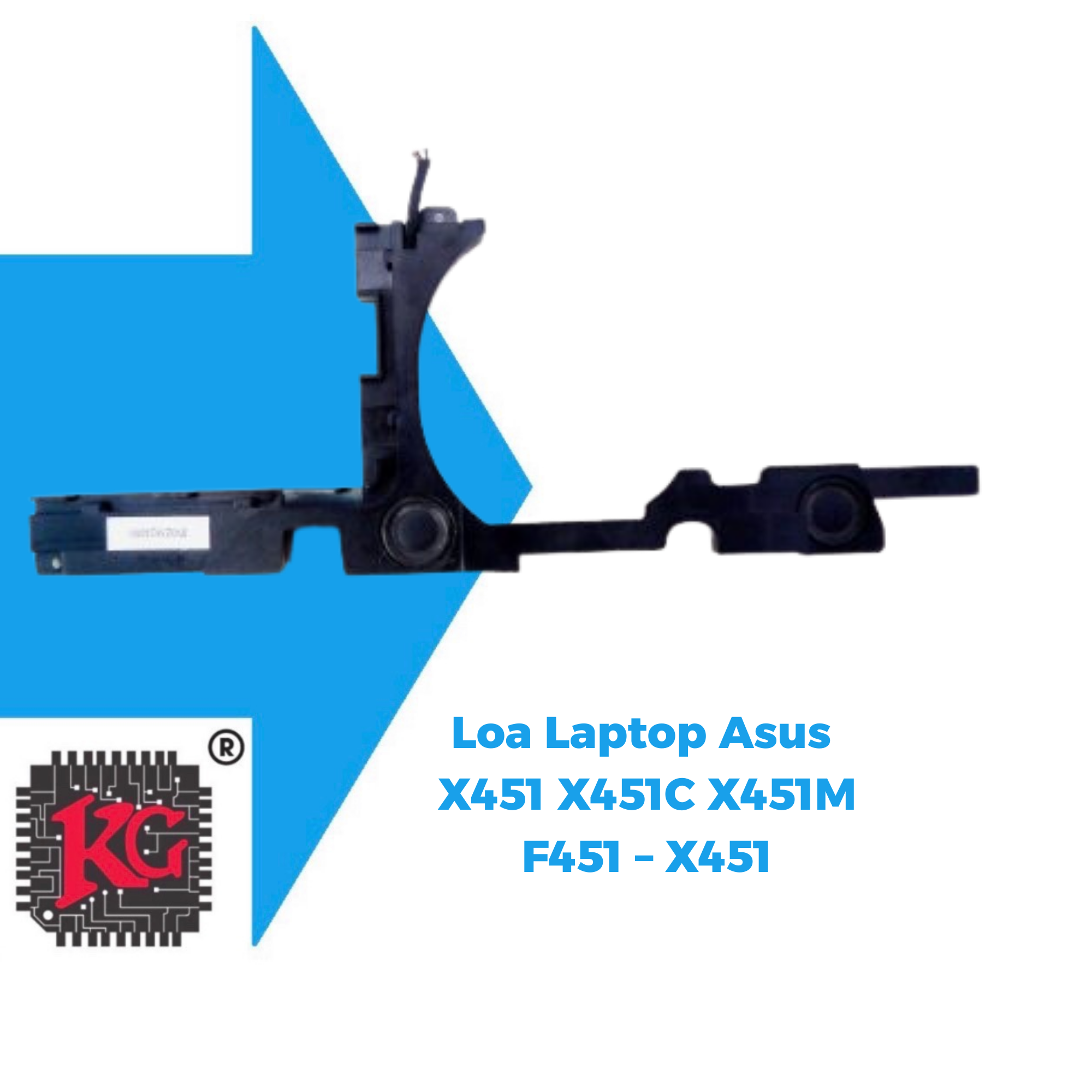 Thay loa laptop Asus X451 X451C X451M F451 – X451 - Không Gian Care