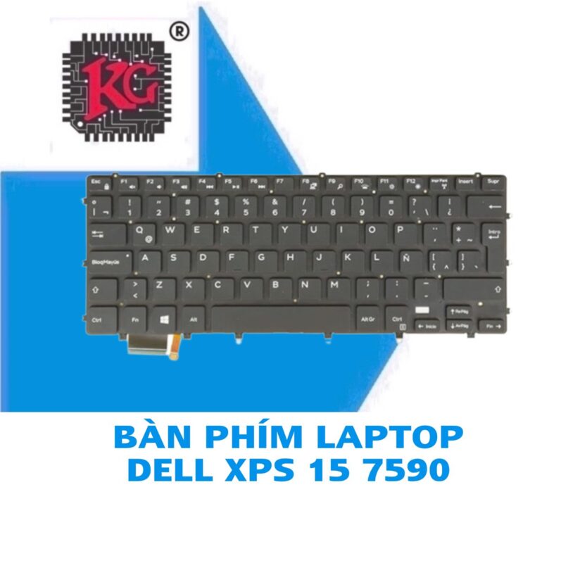 Thay Bàn phím laptop DellXPS 15 7590 5 THAY BÀN PHÍM LAPTOP DELL XPS 15 7590