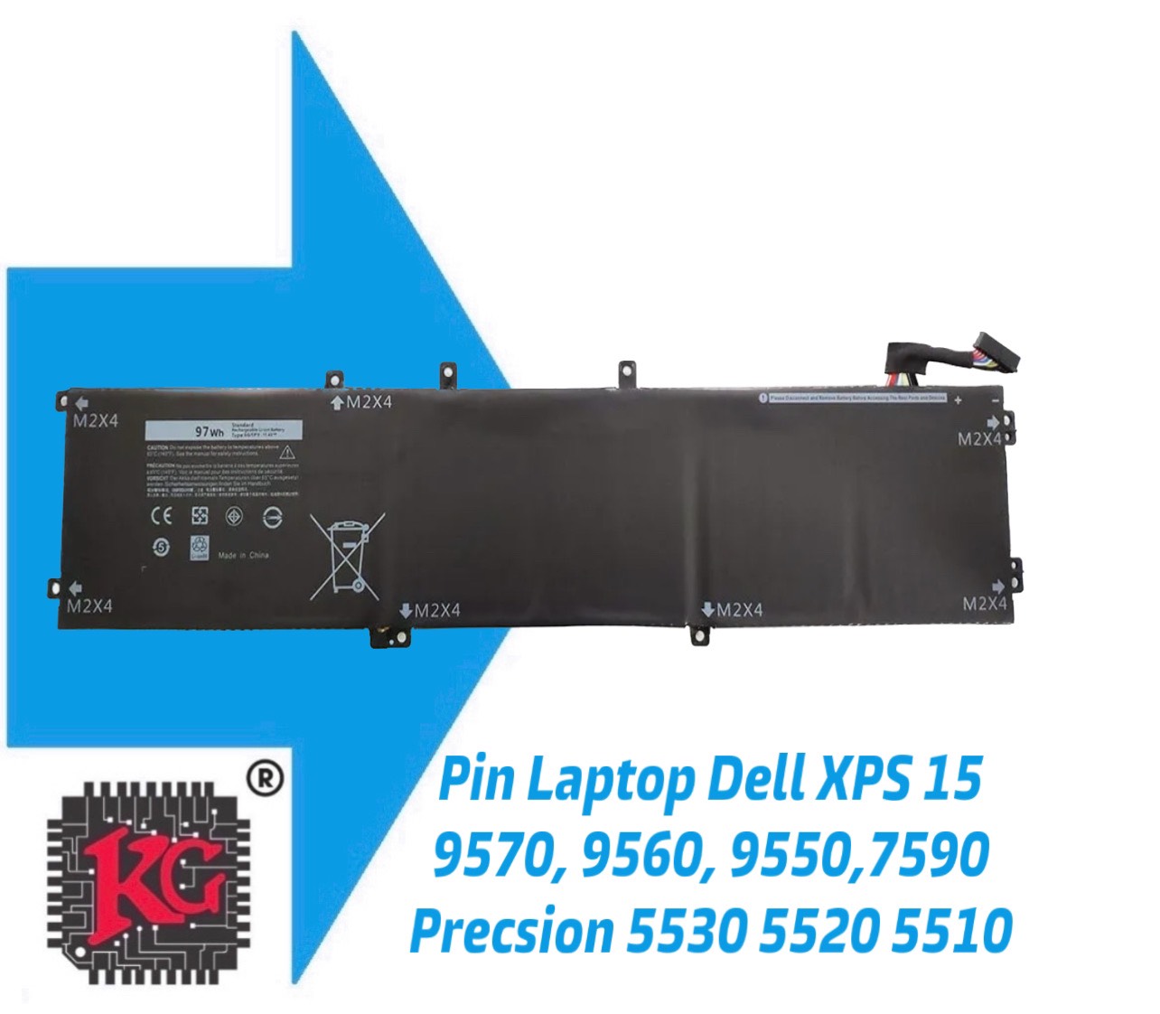 z4498386369601_6539fc3a2ab2229219a013c7c47d4ac2 THAY PIN LAPTOP DELL XPS 15 9570 9560 9550 7590 PRECSION 5530 5520 5510 NEW