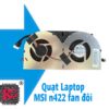 THAY QUẠT MSI N422 N423 GT76 MS-17H1 PABD18525BM 12V QUẠT ĐÔI 2 THAY QUẠT MSI N422 N423 GT76 MS-17H1 PABD18525BM 12V QUẠT ĐÔI