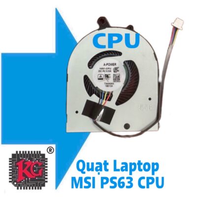 Thay Quạt Laptop MSI PS63 8RC 8M MS-16S1 5 THAY QUẠT LAPTOP MSI PS63 8RC 8M MS-16S1
