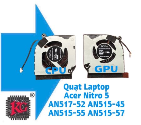 Thay quạt laptop Acer Nitro 5 AN517-52 AN515-45 AN515-55 AN515-57 5 Thay Quạt Laptop Acer Nitro 5 AN517-52 AN515-45 AN515-55 AN515-57