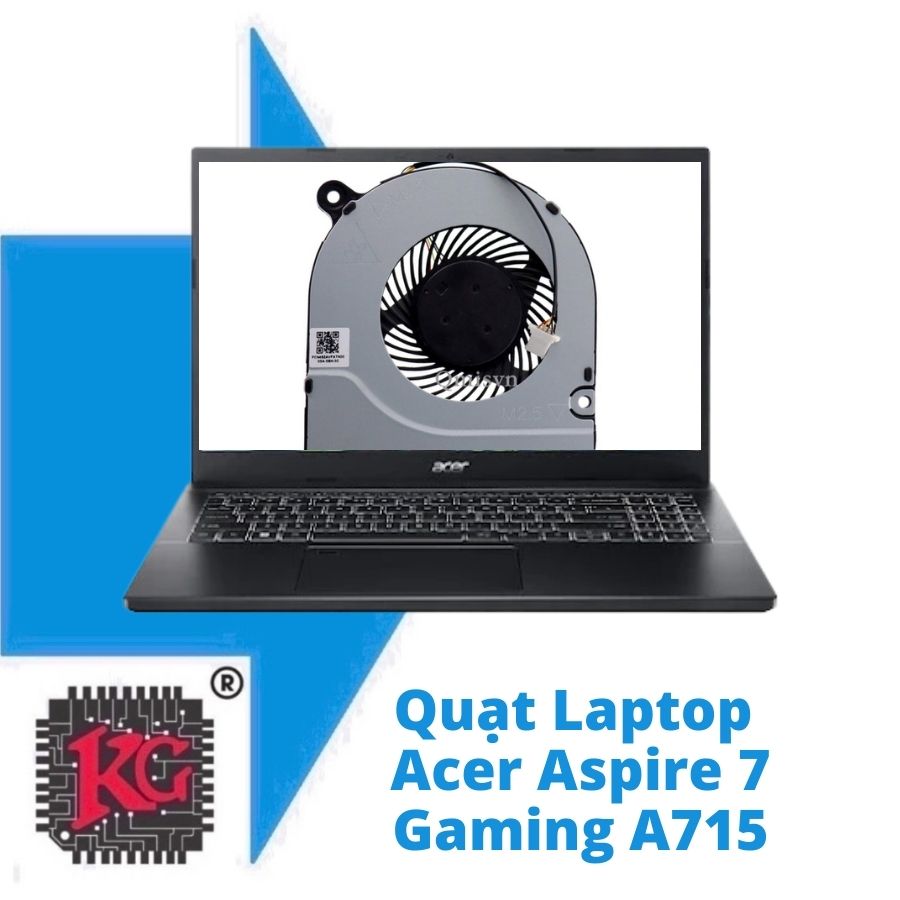 Thay Quạt Laptop Acer Aspire 7 Gaming A715 75G 58U4 i5 10300H Thay Quạt Laptop Acer Aspire 7 Gaming A715 75G 58U4 i5 10300H
