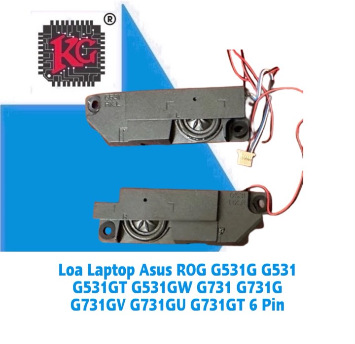 H New Original Laptop Speaker For Asus ROG G731 G731G G731GV G731GU G531G G531 G531GT G531GW G531GV Left And Right 6 Pin Laptop Speaker For G731Gw -