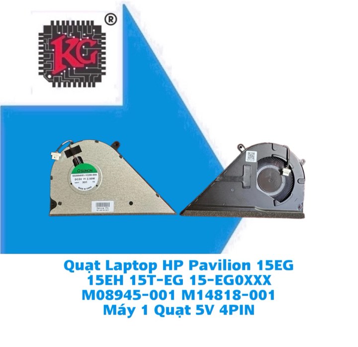 Thay Quạt Laptop HP Pavilion 15EG 15EH 15T-EG 15-EG0XXX M08945-001 M14818-001 Máy 1 Fan 5V 4PIN 5 Thay Quạt Laptop HP Pavilion 15EG 15EH 15T-EG 15-EG0XXX M08945-001 M14818-001 Máy 1 Fan 5V 4PIN