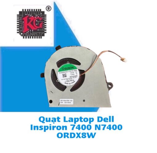 Thay Quạt Laptop Dell Inspiron 7400 N7400 ORDX8W