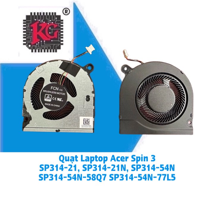 Thay Quạt Laptop Acer Spin 3 SP314-21, SP314-21N, SP314-54N SP314-54N-58Q7 SP314-54N-77L5 5 Thay Quạt Laptop Acer Spin 3 SP314-21, SP314-21N, SP314-54N SP314-54N-58Q7 SP314-54N-77L5