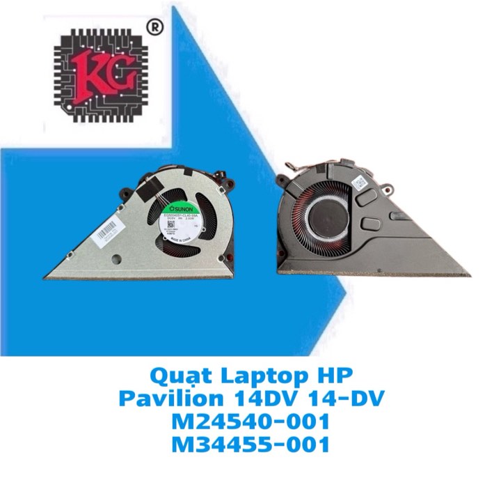Thay Quạt Laptop HP Pavilion 14DV 14-DV M24540-001 M34455-001