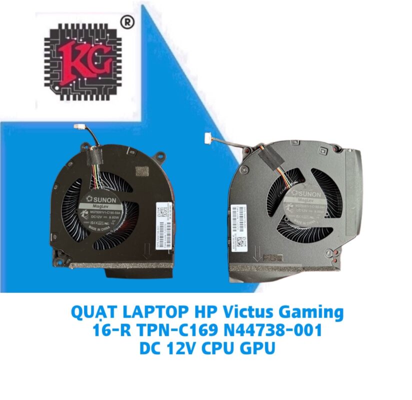 Thay Quạt Laptop HP Victus Gaming 16-R TPN-C169 N44738-001 DC 12V CPU GPU 5 Thay Quạt Laptop HP Victus Gaming 16-R TPN-C169 N44738-001 DC 12V CPU GPU