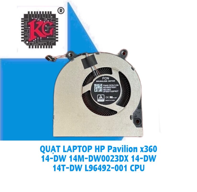 Thay Quạt Laptop HP Pavilion x360 14-DW 14M-DW0023DX 5 Thay Quạt Laptop HP Pavilion x360 14-DW 14M-DW0023DX 14-DW 14T-DW L96492-001 CPU
