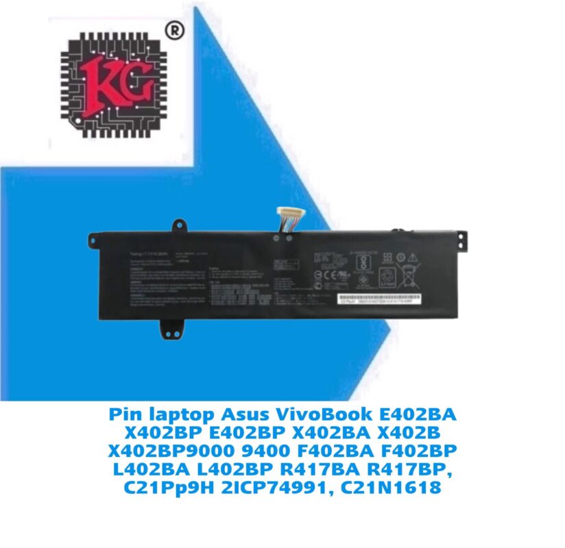 Thay Pin Laptop Asus VivoBook E402BA X402BP E402BP X402BA X402B X402BP9000 9400 F402BA F402BP L402BA L402BP R417BA R417BP, C21Pp9H 2ICP74991, C21N1618 5 Thay Pin Laptop Asus VivoBook E402BA X402BP E402BP X402BA X402B X402BP9000 9400 F402BA F402BP L402BA L402BP R417BA R417BP, C21Pp9H 2ICP74991, C21N1618