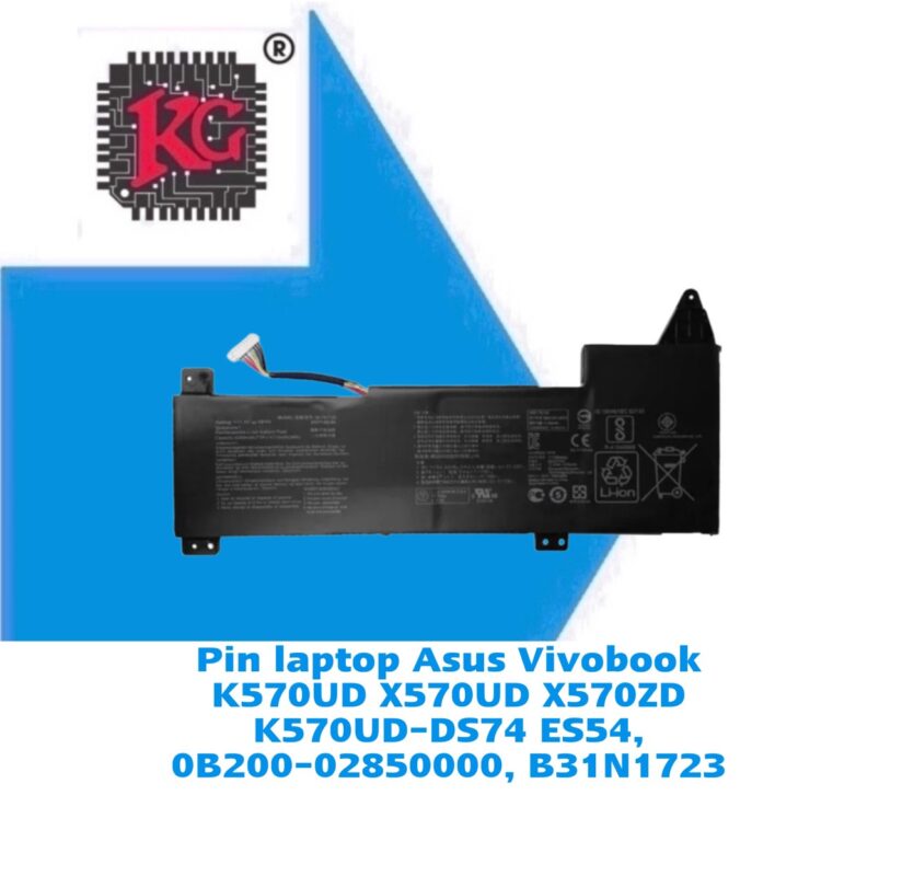 Thay Pin Laptop Asus Vivobook K570UD X570UD X570ZD K570UD-DS74 ES54, 0B200-02850000, B31N1723 5 Thay Pin Laptop Asus Vivobook K570UD X570UD X570ZD K570UD-DS74 ES54, 0B200-02850000, B31N1723