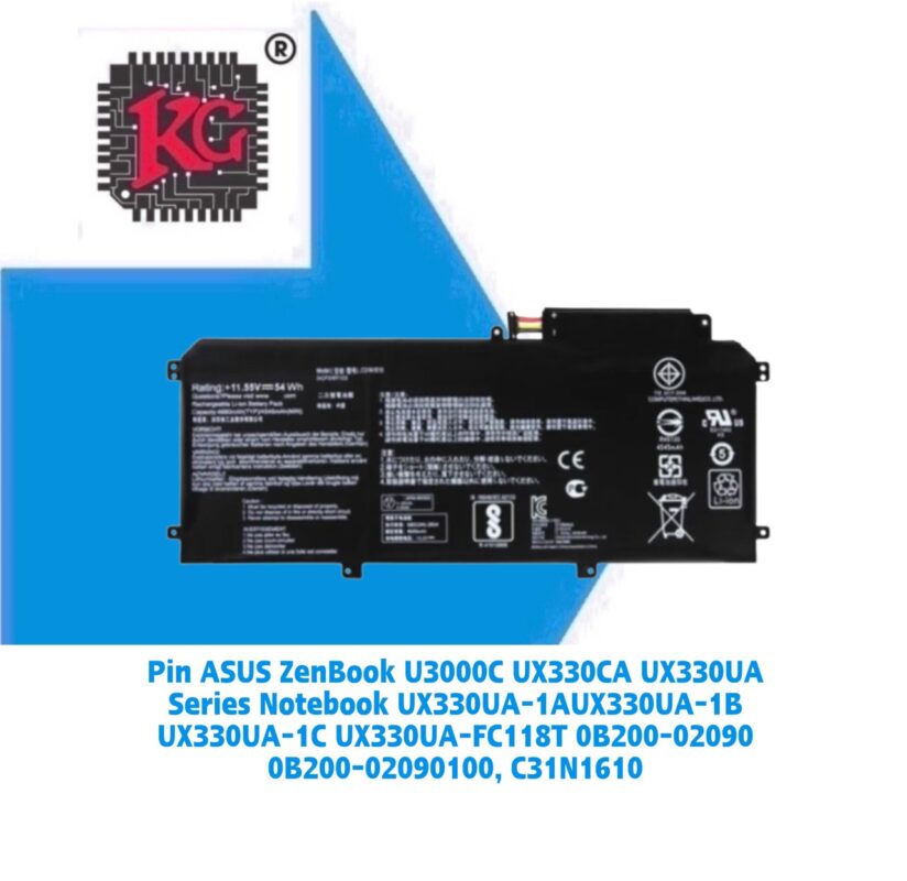 Thay Pin Laptop ASUS ZenBook U3000C UX330CA UX330UA Series Notebook UX330UA-1AUX330UA-1B UX330UA-1C UX330UA-FC118T 0B200-02090 0B200-02090100, C31N1610 5 Thay Pin Laptop ASUS ZenBook U3000C UX330CA UX330UA Series Notebook UX330UA-1AUX330UA-1B UX330UA-1C UX330UA-FC118T 0B200-02090 0B200-02090100, C31N1610