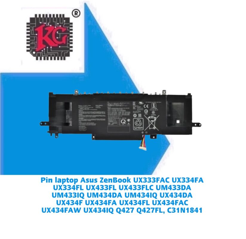 Thay Pin Laptop Asus ZenBook UX333FAC UX334FA UX334FL UX433FL UX433FLC UM433DA UM433IQ UM434DA UM434IQ UX434DA UX434F UX434FA UX434FL UX434FAC UX434FAW UX434IQ Q427 Q427FL, C31N1841 5 Thay Pin Laptop Asus ZenBook UX333FAC UX334FA UX334FL UX433FL UX433FLC UM433DA UM433IQ UM434DA UM434IQ UX434DA UX434F UX434FA UX434FL UX434FAC UX434FAW UX434IQ Q427 Q427FL, C31N1841
