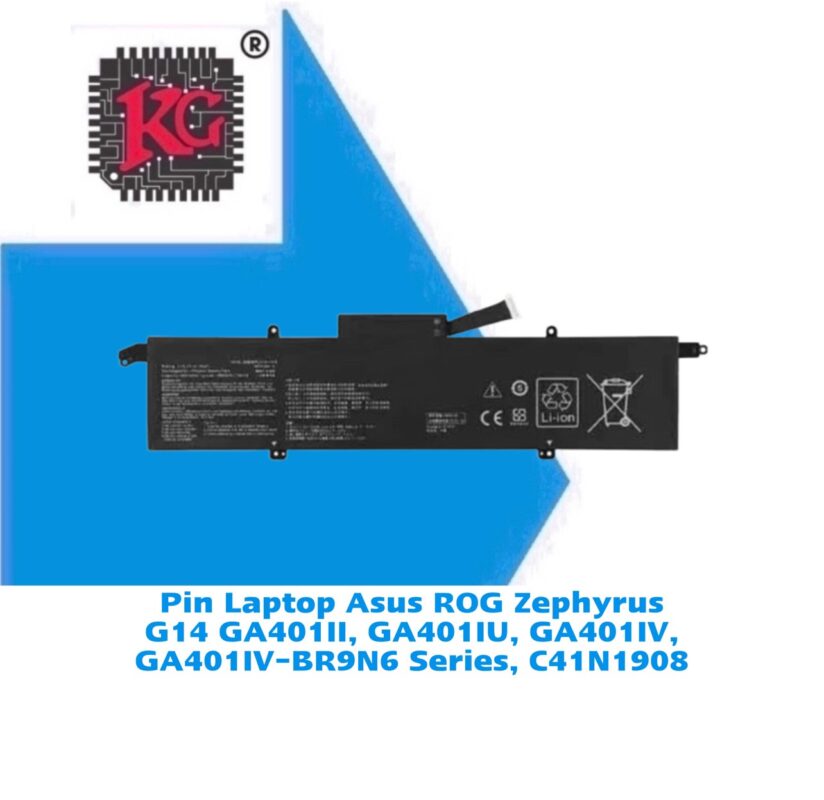 Thay Pin Laptop Asus ROG Zephyrus G14 GA401II, GA401IU, GA401IV, GA401IV-BR9N6 Series, C41N1908 5 Thay Pin Laptop Asus ROG Zephyrus G14 GA401II, GA401IU, GA401IV, GA401IV-BR9N6 Series, C41N1908