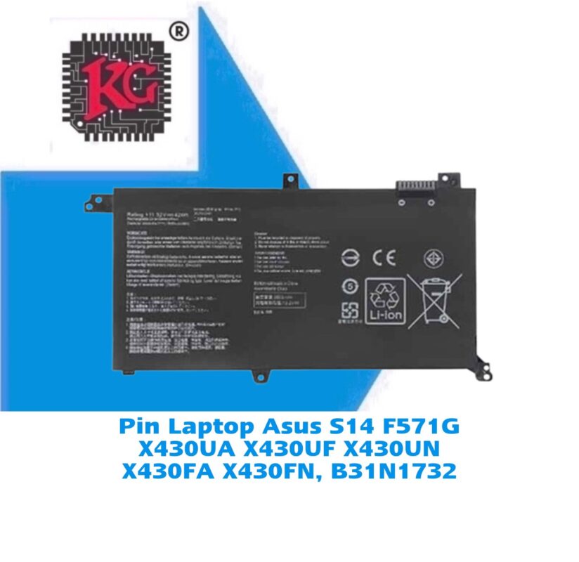 Thay Pin Laptop Asus S14 F571G X430UA X430UF X430UN X430FA X430FN, B31N1732 5 Thay Pin Laptop Asus S14 F571G X430UA X430UF X430UN X430FA X430FN, B31N1732