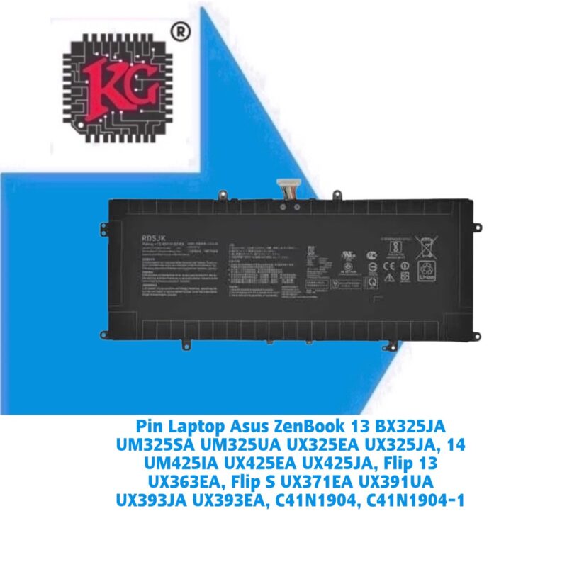 Thay Pin Laptop Asus ZenBook 13 BX325JA UM325SA UM325UA UX325EA UX325JA, 14 UM425IA UX425EA UX425JA, Flip 13 UX363EA, Flip S UX371EA UX391UA UX393JA UX393EA, C41N1904, C41N1904-1 5 Thay Pin Laptop Asus ZenBook 13 BX325JA UM325SA UM325UA UX325EA UX325JA, 14 UM425IA UX425EA UX425JA, Flip 13 UX363EA, Flip S UX371EA UX391UA UX393JA UX393EA, C41N1904, C41N1904-1
