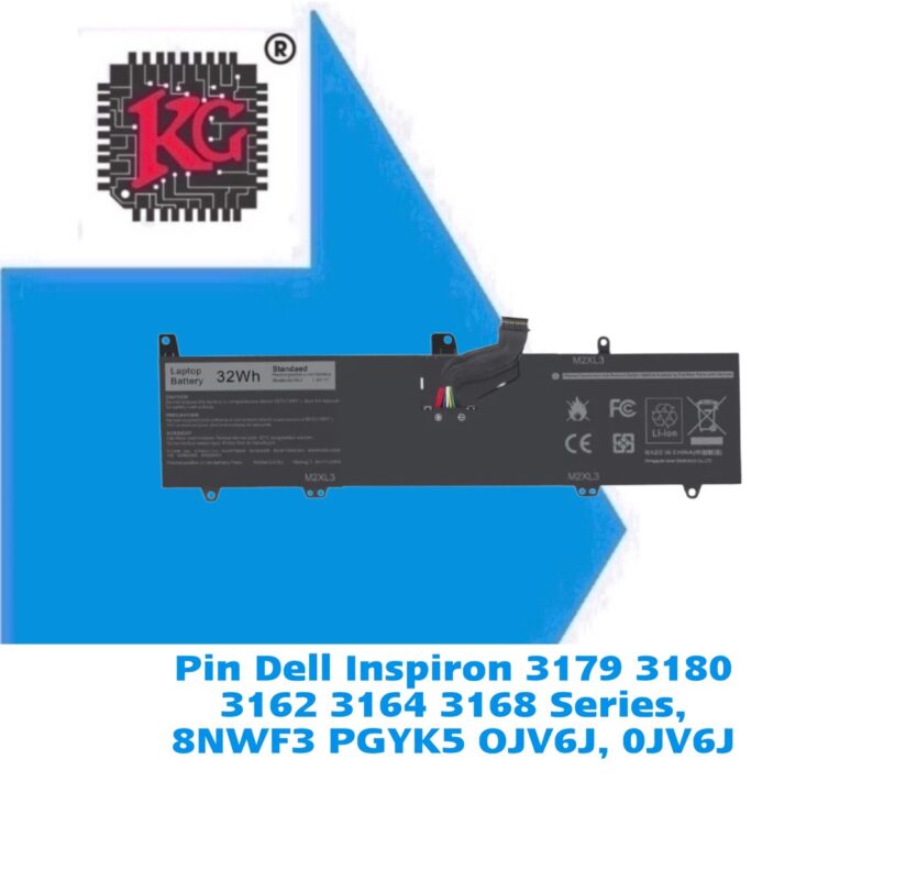 Thay Pin Laptop Dell Inspiron 3179 3180 3162 3164 3168 Series, 8NWF3 PGYK5 OJV6J, 0JV6J 5 Thay Pin Laptop Dell Inspiron 3179 3180 3162 3164 3168 Series, 8NWF3 PGYK5 OJV6J, 0JV6J