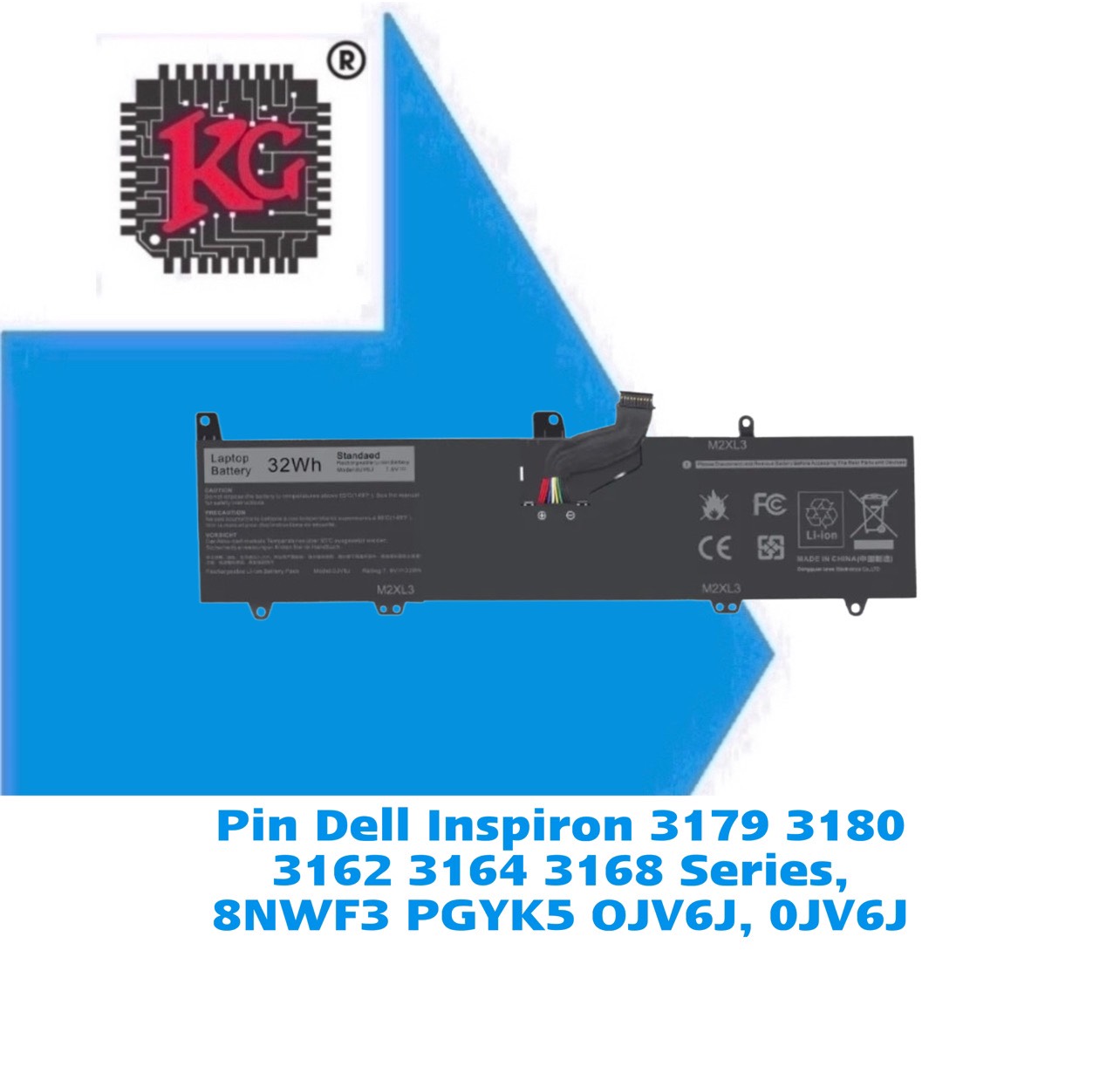 z5547600112812_c1a3bdebeccdec07b8ab74693228229c Thay Pin Laptop Dell Inspiron 3179 3180 3162 3164 3168 Series, 8NWF3 PGYK5 OJV6J, 0JV6J