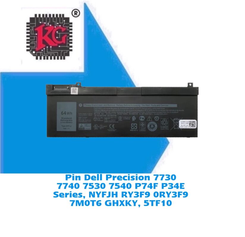 Thay Pin Laptop Dell Precision 7730 7740 7530 7540 P74F P34E Series, NYFJH RY3F9 0RY3F9 7M0T6 GHXKY, 5TF10 5 Thay Pin Laptop Dell Precision 7730 7740 7530 7540 P74F P34E Series, NYFJH RY3F9 0RY3F9 7M0T6 GHXKY, 5TF10