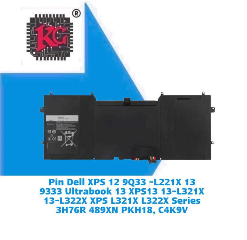 Thay Pin Laptop Dell XPS 12 9Q33 -L221X 13 9333 Ultrabook 13 XPS13 13-L321X 13-L322X XPS L321X L322X Series 3H76R 489XN PKH18, C4K9V 5 Thay Pin Laptop Dell XPS 12 9Q33 -L221X 13 9333 Ultrabook 13 XPS13 13-L321X 13-L322X XPS L321X L322X Series 3H76R 489XN PKH18, C4K9V