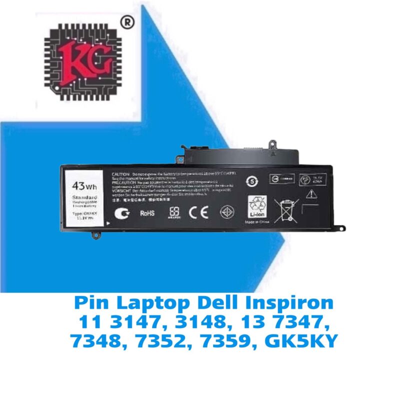 Thay Pin Laptop Dell Inspiron 11 3147, 3148, 13 7347, 7348, 7352, 7359, GK5KY 5 Thay Pin Laptop Dell Inspiron 11 3147, 3148, 13 7347, 7348, 7352, 7359, GK5KY