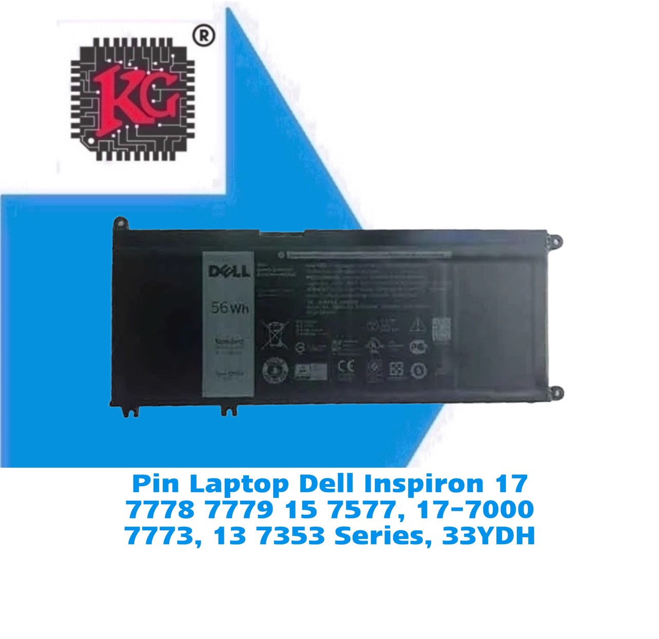 z5557057970492_de7994b9523da669bf31b92ba548a9c9 Thay Pin Laptop Dell Inspiron 17 7778 7779 15 7577, 17-7000 7773, 13 7353 Series, 33YDH