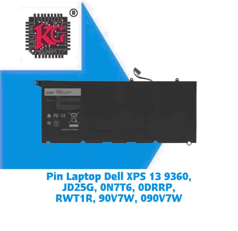 Thay Pin Laptop Dell XPS 13 9360, JD25G, 0N7T6, 0DRRP, RWT1R, 90V7W, 090V7W 5 Thay Pin Laptop Dell XPS 13 9360, JD25G, 0N7T6, 0DRRP, RWT1R, 90V7W, 090V7W