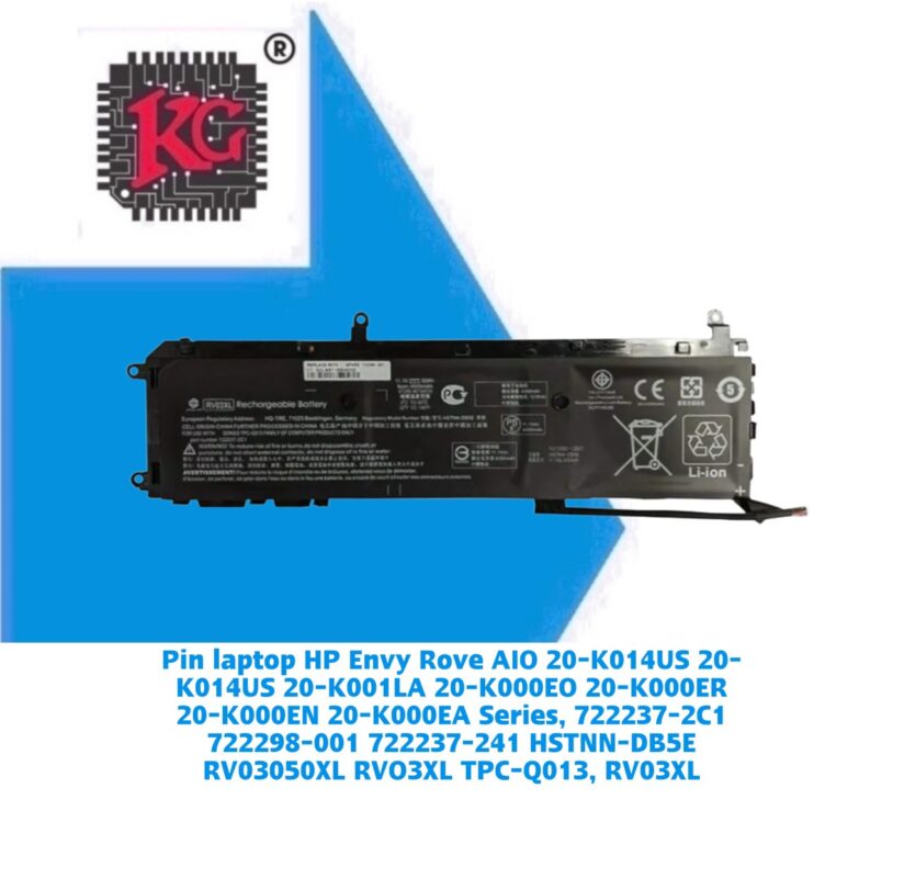 Thay Pin Laptop HP Envy Rove AIO 20-K014US 20-K014US 20-K001LA 20-K000EO 20-K000ER 20-K000EN 20-K000EA Series, 722237-2C1 722298-001 722237-241 HSTNN-DB5E RV03050XL RVO3XL TPC-Q013, RV03XL 5 Thay Pin Laptop HP Envy Rove AIO 20-K014US 20-K014US 20-K001LA 20-K000EO 20-K000ER 20-K000EN 20-K000EA Series, 722237-2C1 722298-001 722237-241 HSTNN-DB5E RV03050XL RVO3XL TPC-Q013, RV03XL