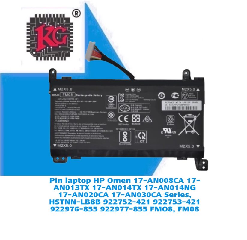 Thay Pin Laptop HP Omen 17-AN008CA 17-AN013TX 17-AN014TX 17-AN014NG 17-AN020CA 17-AN030CA Series, HSTNN-LB8B 922752-421 922753-421 922976-855 922977-855 FMO8, FM08 5 Thay Pin Laptop HP Omen 17-AN008CA 17-AN013TX 17-AN014TX 17-AN014NG 17-AN020CA 17-AN030CA Series, HSTNN-LB8B 922752-421 922753-421 922976-855 922977-855 FMO8, FM08