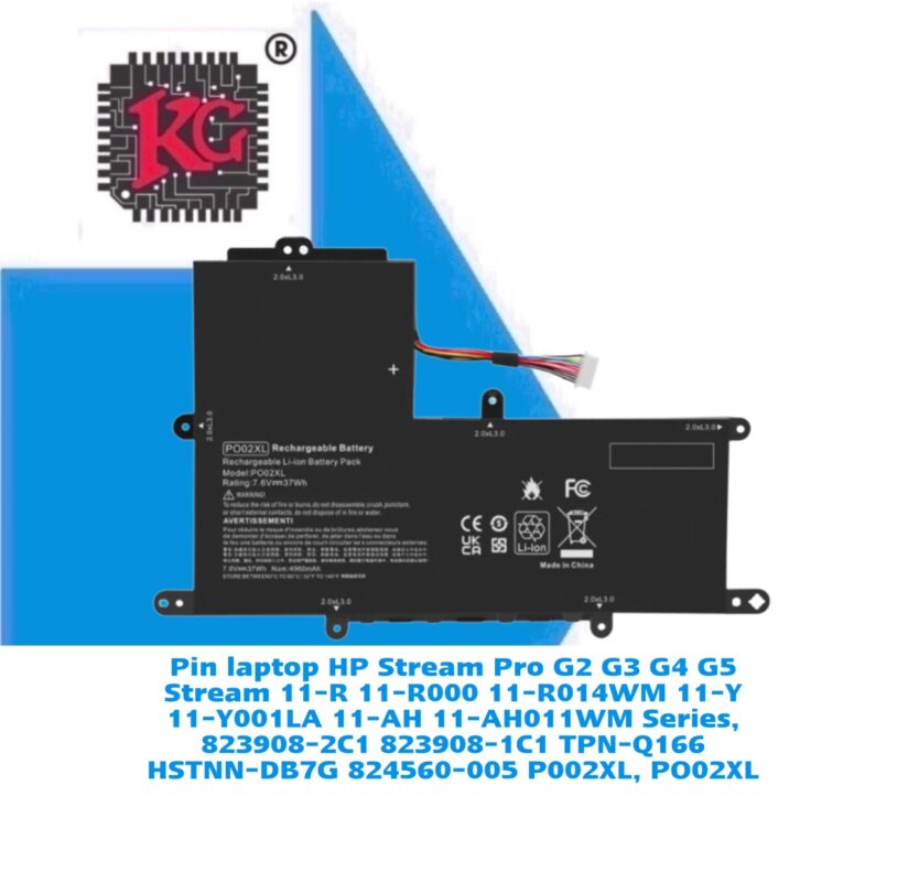Thay Pin Laptop HP Stream Pro G2 G3 G4 G5 Stream 11-R 11-R000 11-R014WM 11-Y 11-Y001LA 11-AH 11-AH011WM Series, 823908-2C1 823908-1C1 TPN-Q166 HSTNN-DB7G 824560-005 P002XL, PO02XL 5 Thay Pin Laptop HP Stream Pro G2 G3 G4 G5 Stream 11-R 11-R000 11-R014WM 11-Y 11-Y001LA 11-AH 11-AH011WM Series, 823908-2C1 823908-1C1 TPN-Q166 HSTNN-DB7G 824560-005 P002XL, PO02XL