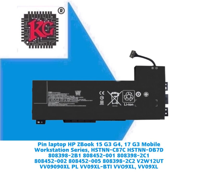 Thay Pin Laptop HP ZBook 15 G3 G4, 17 G3 Mobile Workstation Series, HSTNN-C87C HSTNN-DB7D 808398-2B1 808452-001 808398-2C1 808452-002 808452-005 808398-2C2 V2W12UT VV09090XL PL VV09XL-BTI VVO9XL, VV09XL 5 Thay Pin Laptop HP ZBook 15 G3 G4, 17 G3 Mobile Workstation Series, HSTNN-C87C HSTNN-DB7D 808398-2B1 808452-001 808398-2C1 808452-002 808452-005 808398-2C2 V2W12UT VV09090XL PL VV09XL-BTI VVO9XL, VV09XL