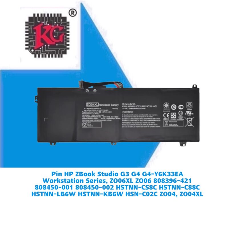 Thay Pin Laptop HP ZBook Studio G3 G4 G4-Y6K33EA 5 Thay Pin Laptop HP ZBook Studio G3 G4 G4-Y6K33EA Workstation Series, ZO06XL ZO06 808396-421 808450-001 808450-002 HSTNN-CS8C HSTNN-C88C HSTNN-LB6W HSTNN-KB6W HSN-C02C ZO04, ZO04XL
