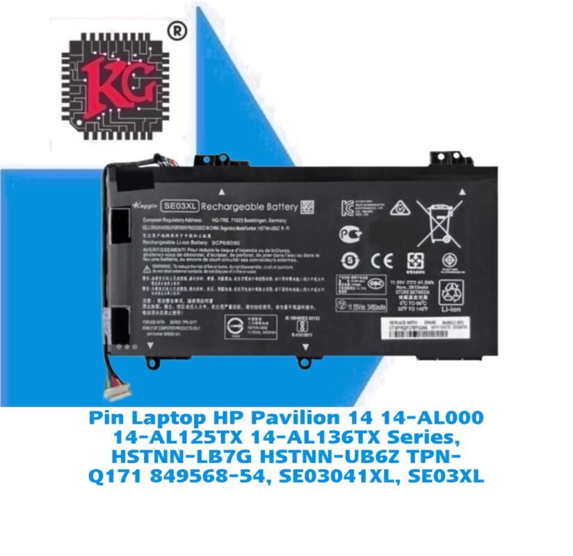 Thay Pin Laptop HP Pavilion 14 14-AL000 14-AL125TX 14-AL136TX Series, HSTNN-LB7G HSTNN-UB6Z TPN-Q171 849568-54, SE03041XL, SE03XL 5 Thay Pin Laptop HP Pavilion 14 14-AL000 14-AL125TX 14-AL136TX Series, HSTNN-LB7G HSTNN-UB6Z TPN-Q171 849568-54, SE03041XL, SE03XL