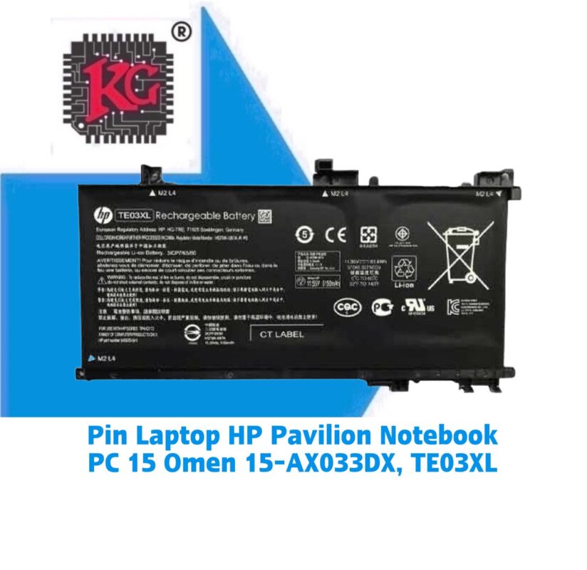 Thay Pin Laptop HP Pavilion Notebook PC 15 Omen 15-AX033DX, TE03XL 5 Thay Pin Laptop HP Pavilion Notebook PC 15 Omen 15-AX033DX, TE03XL
