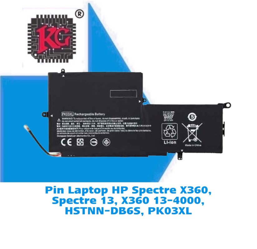 Thay Pin Laptop HP Spectre X360, Spectre 13 5 Thay Pin Laptop HP Spectre X360, Spectre 13, X360 13-4000, HSTNN-DB6S, PK03XL