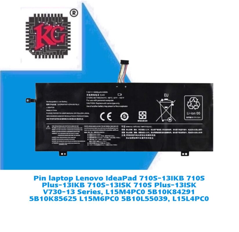 Thay Pin Laptop Lenovo IdeaPad 710S-13IKB 710S Plus-13IKB 710S-13ISK 710S Plus-13ISK V730-13 Series, L15M4PC0 5B10K84291 5B10K85625 L15M6PC0 5B10L55039, L15L4PC0 5 Thay Pin Laptop Lenovo IdeaPad 710S-13IKB 710S Plus-13IKB 710S-13ISK 710S Plus-13ISK V730-13 Series, L15M4PC0 5B10K84291 5B10K85625 L15M6PC0 5B10L55039, L15L4PC0