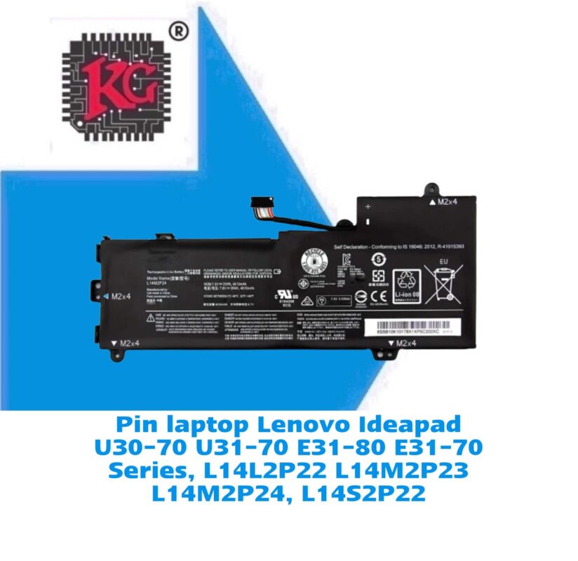 Thay Pin Laptop Lenovo Ideapad U30-70 U31-70 E31-80 E31-70 Series, L14L2P22 L14M2P23 L14M2P24, L14S2P22 5 Thay Pin Laptop Lenovo Ideapad U30-70 U31-70 E31-80 E31-70 Series, L14L2P22 L14M2P23 L14M2P24, L14S2P22