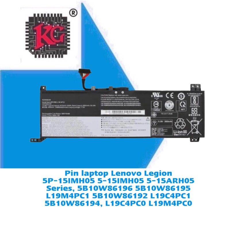 Thay Pin Laptop Lenovo Legion 5P-15IMH05 5-15IMH05 5-15ARH05 Series 5 Thay Pin Laptop Lenovo Legion 5P-15IMH05 5-15IMH05 5-15ARH05 Series, 5B10W86196 5B10W86195 L19M4PC1 5B10W86192 L19C4PC1 5B10W86194, L19C4PC0 L19M4PC0