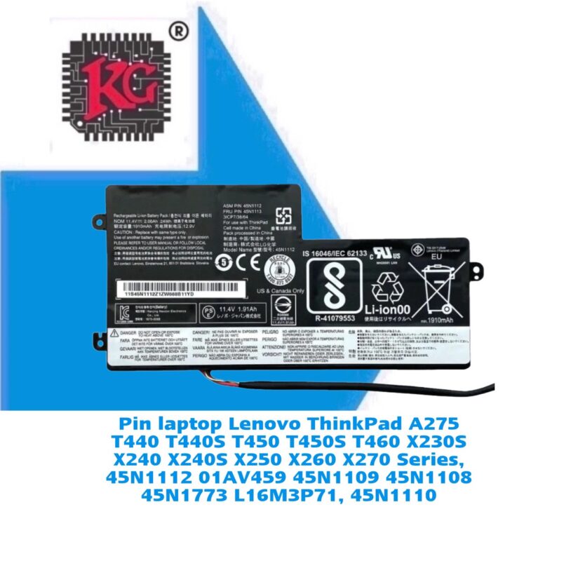 Thay Pin Laptop Lenovo ThinkPad A275 T440 T440S T450 T450S T460 X230S X240 X240S X250 X260 X270 Series, 45N1112 01AV459 45N1109 45N1108 45N1773 L16M3P71, 45N1110 5 Thay Pin Laptop Lenovo ThinkPad A275 T440 T440S T450 T450S T460 X230S X240 X240S X250 X260 X270 Series, 45N1112 01AV459 45N1109 45N1108 45N1773 L16M3P71, 45N1110