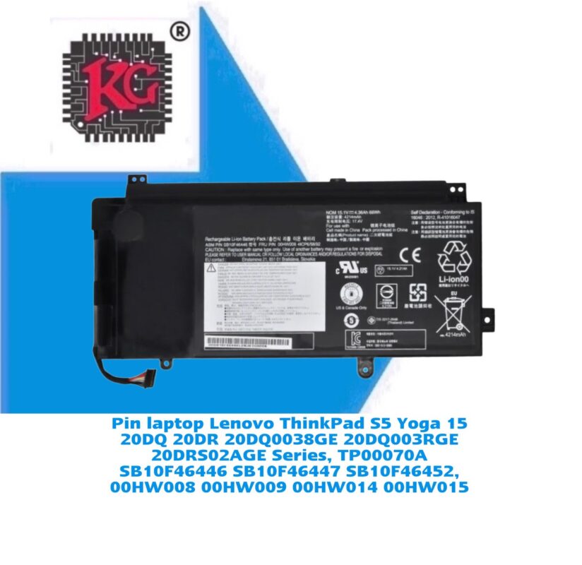 Thay Pin Laptop Lenovo ThinkPad S5 Yoga 15 20DQ 20DR 20DQ0038GE 20DQ003RGE 20DRS02AGE Series, TP00070A SB10F46446 SB10F46447 SB10F46452, 00HW008 00HW009 00HW014 00HW015 5 Thay Pin Laptop Lenovo ThinkPad S5 Yoga 15 20DQ 20DR 20DQ0038GE 20DQ003RGE 20DRS02AGE Series, TP00070A SB10F46446 SB10F46447 SB10F46452, 00HW008 00HW009 00HW014 00HW015