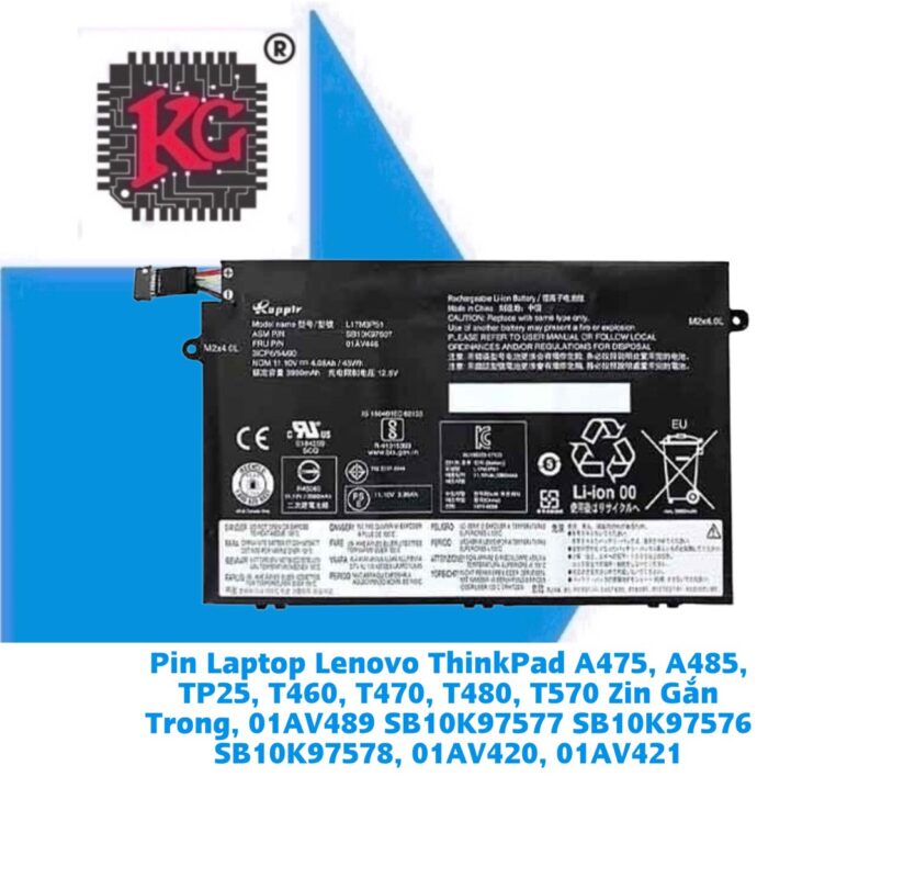 Thay Pin Laptop Lenovo ThinkPad E480 L480 E14 E480 E485 E490 E495 E580 E590 01AV477 01AV448 L17M3P52, 01AV448 5 Thay Pin Laptop Lenovo ThinkPad E480 L480 E14 E480 E485 E490 E495 E580 E590 01AV477 01AV448 L17M3P52, 01AV448