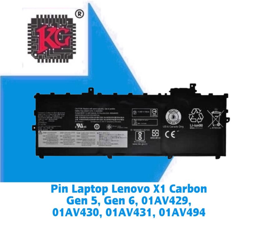 Thay Pin Laptop Lenovo X1 Carbon Gen 5, Gen 6, 01AV429, 01AV430, 01AV431, 01AV494 5 Thay Pin Laptop Lenovo X1 Carbon Gen 5, Gen 6, 01AV429, 01AV430, 01AV431, 01AV494