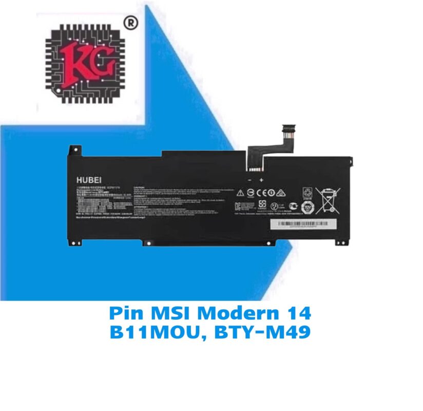 Thay Pin Laptop MSI Modern 14 B11MOU, BTY-M49 5 Thay Pin Laptop MSI Modern 14 B11MOU, BTY-M49