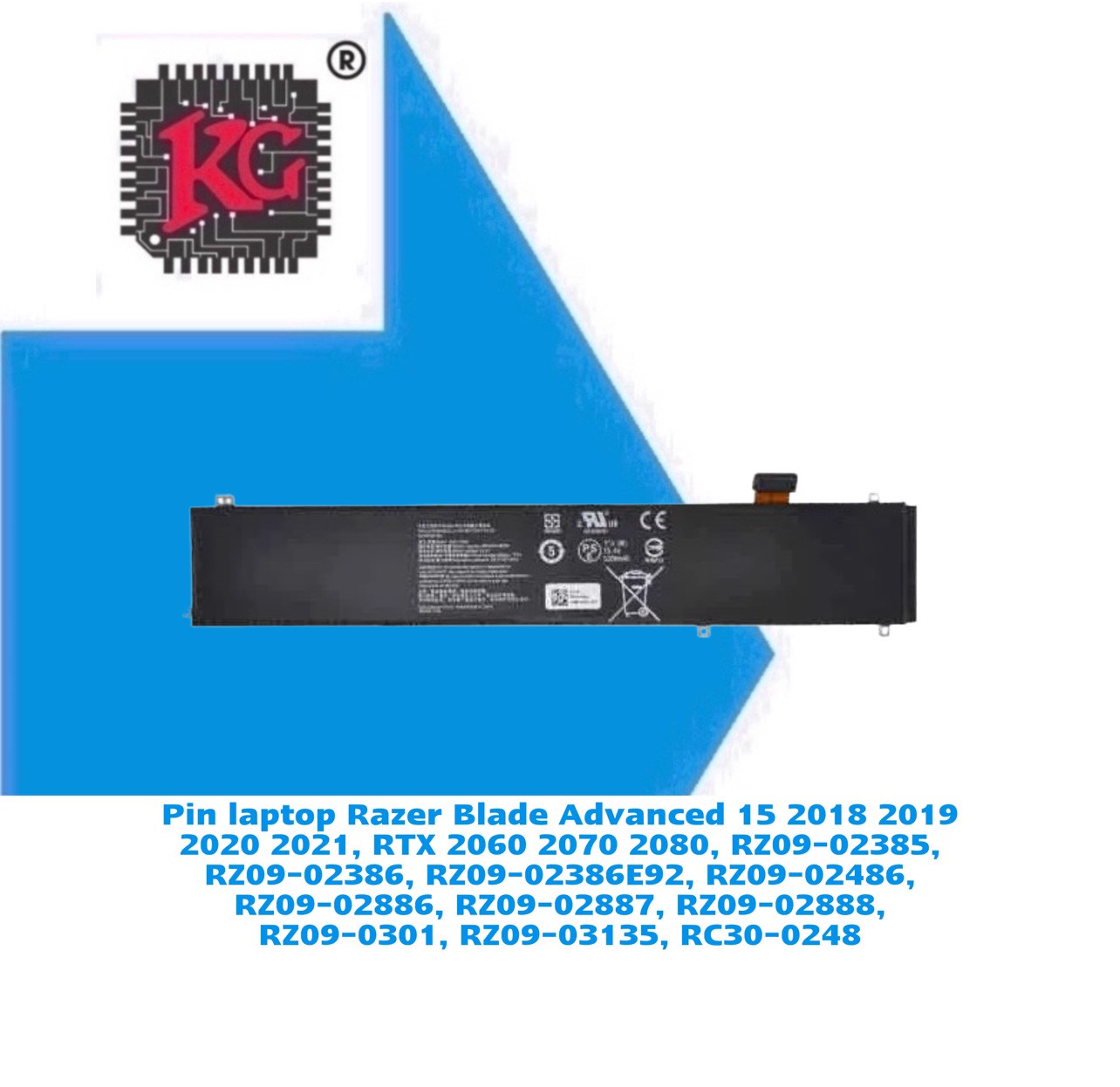 z5579309710344_dae609242f27df472f8b63bed90c2660 Thay Pin Laptop Razer Blade Advanced 15 2018 2019 2020 2021, RTX 2060 2070 2080, RZ09-02385, RZ09-02386, RZ09-02386E92, RZ09-02486, RZ09-02886, RZ09-02887, RZ09-02888, RZ09-0301, RZ09-03135, RC30-0248